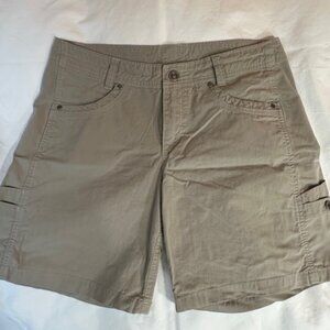 Kuhl Kontour 7" Shorts Size 8 Tan Beige